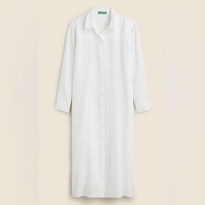 J. Crew Long beach shirt in airy gauze